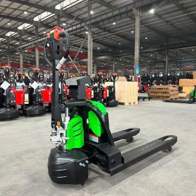 Xe nâng tay điện gắn cân điện tử Jialift