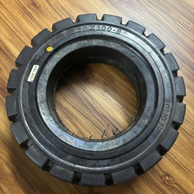 Lốp đặc xe nâng, xe quét rác 350x100-8
