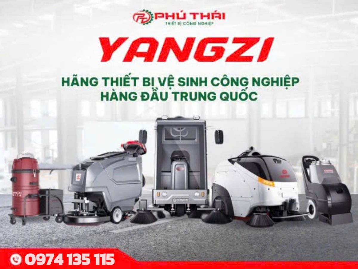 Yangzi - Hãng thiết bị vệ sinh công nghiệp hàng đầu Trung Quốc